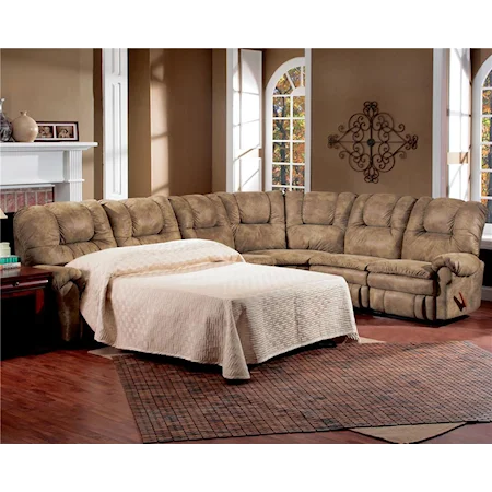 Sectional with Sleeper